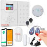 Alarme Incendie Connectée 4G Sans Fil Détecteur de Température | Protection Logement Connecté Sans Abonnement | 868 MHz